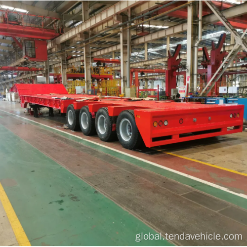 High Strenth Multi Axle LowBed Semi Trailer 20-1200 Ton Low Bed Professional Semitrailer Supplier